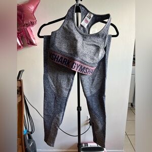 Gymshark Flex Set - Navy Marl/Purple